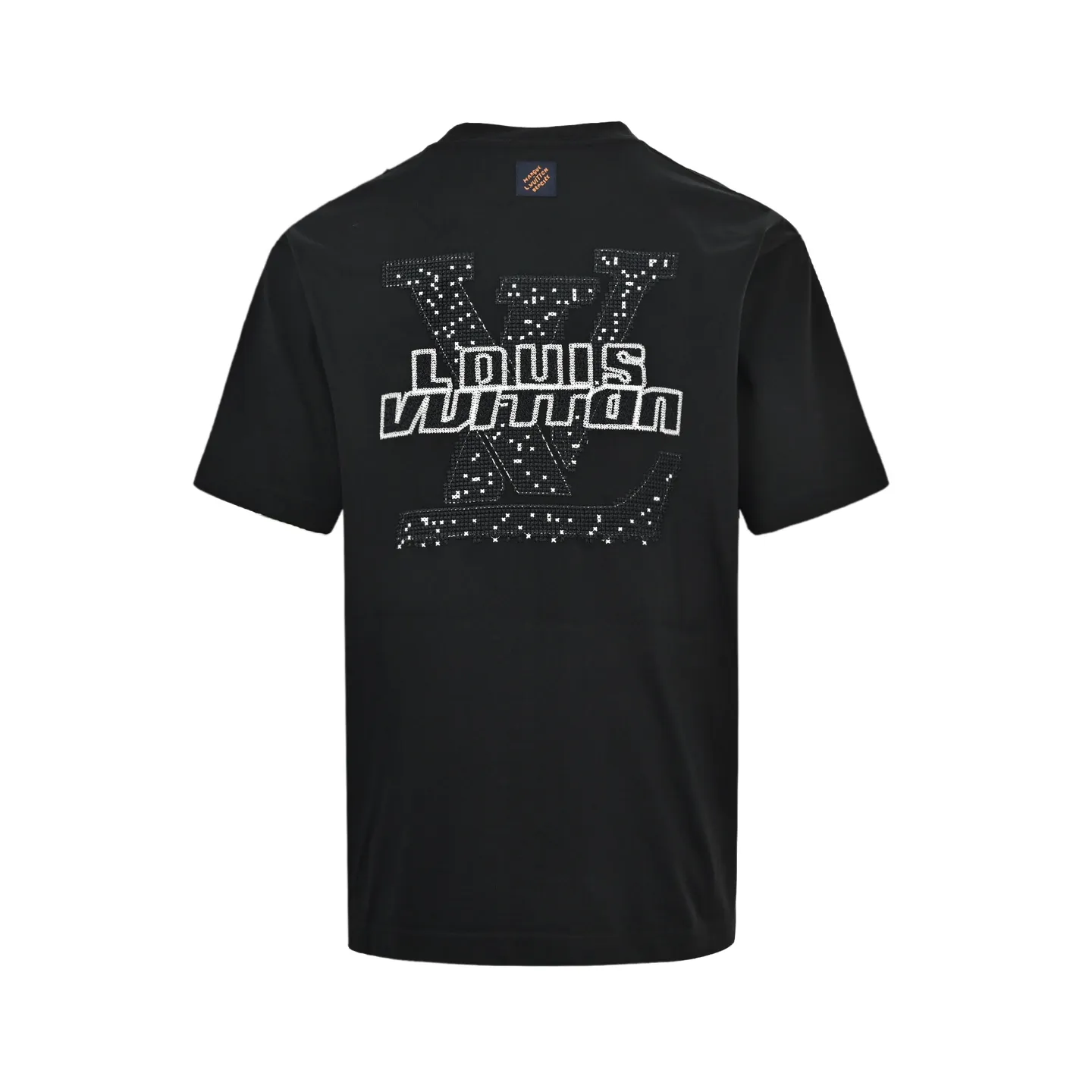 Louis Vuitton/Louis Vuitton cross-stitch woven embroidery short sleeves